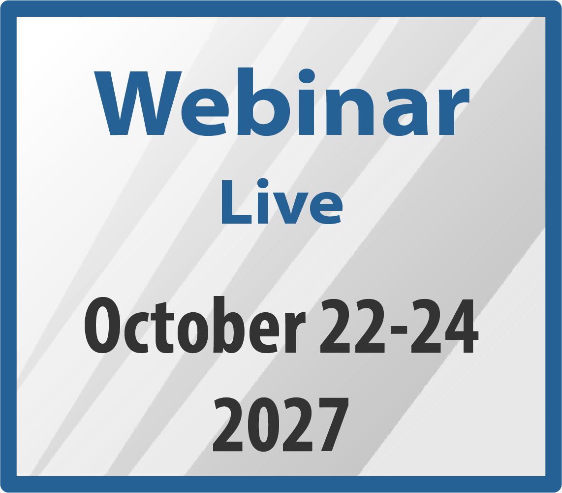 Live Webinar Review Course | October 22-24, 2027
