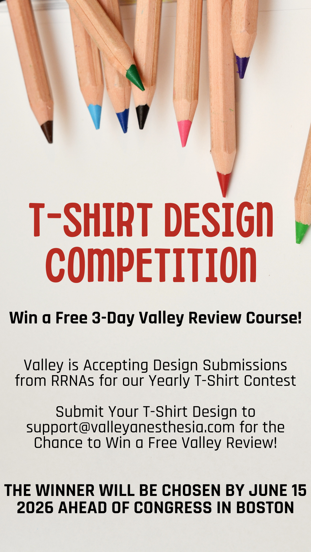Want to design Valley's T-shirt for the Annual Congress?