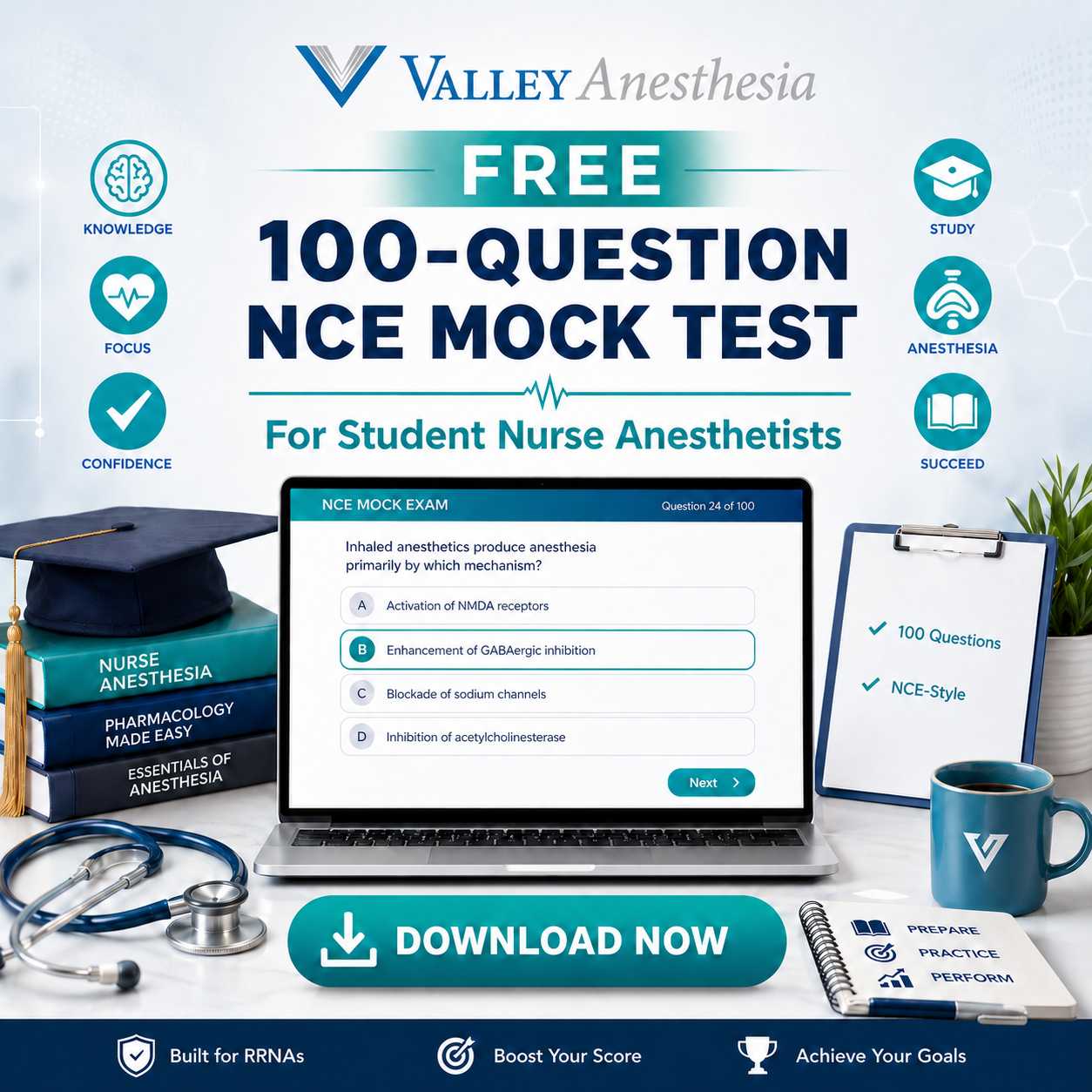 Free 100-Question SEE/NCE Mock Test for RRNAs