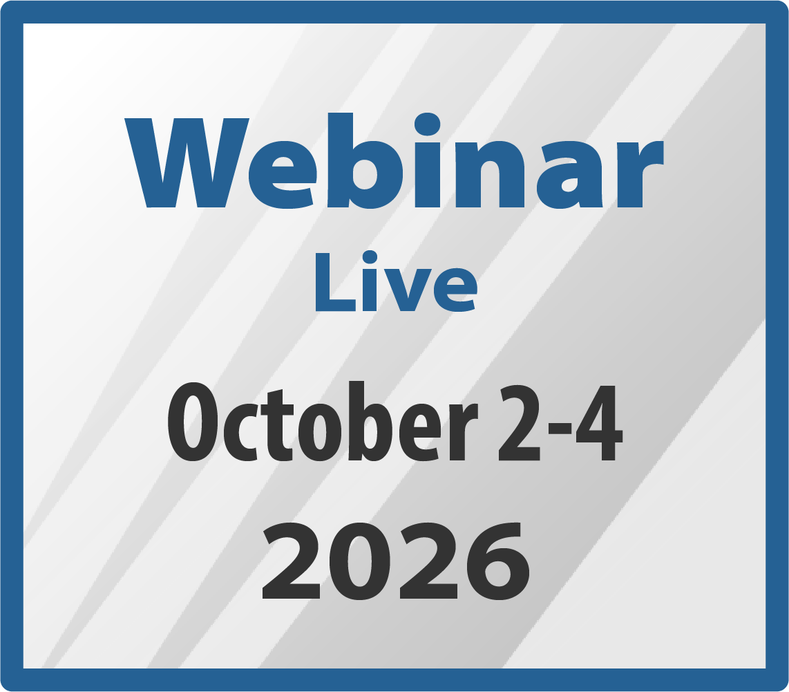 Live Webinar Review Course | October 2-4, 2026